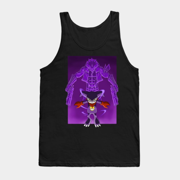 Impmon Digivolution Tank Top by MEArtworks